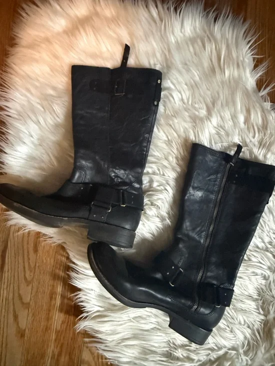 UGG Leather Moto Boots - Picture 8 of 10
